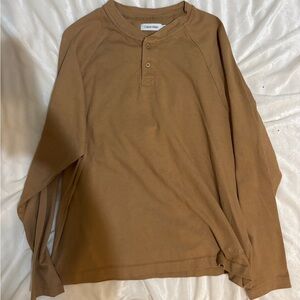 Brown large long sleeve